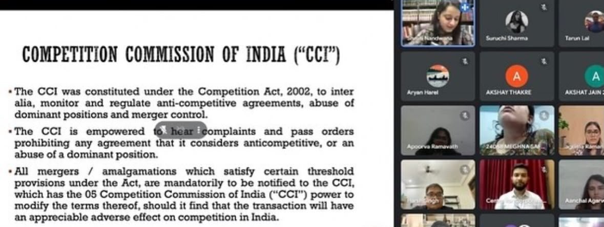 Session on the Competition Commission of India